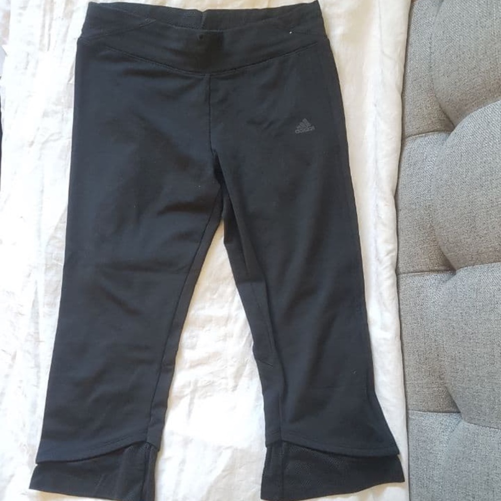 Adidas Clima365 Black Track Pants 3/4 Length